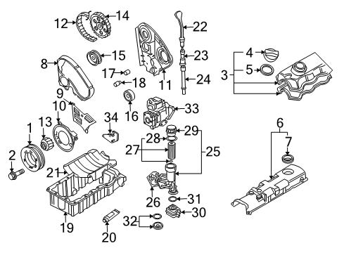 2002 Volkswagen Jetta Diesel Injection Pump