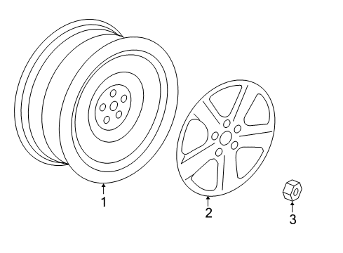 2012 Volkswagen Routan Wheels