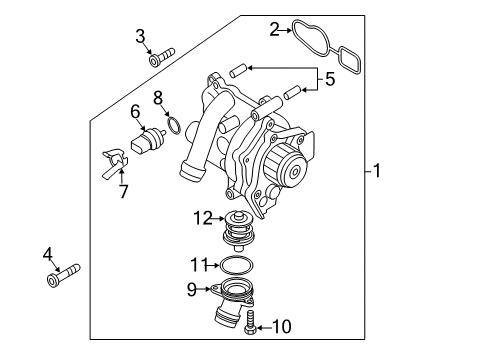 2016 Volkswagen Eos Water Pump