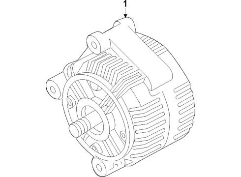 2018 Volkswagen Tiguan Limited Alternator