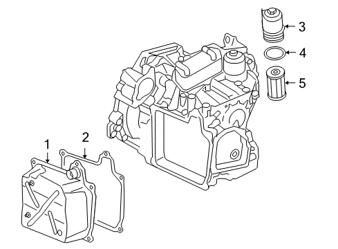 2009 Volkswagen Jetta Transaxle Parts Diagram 3