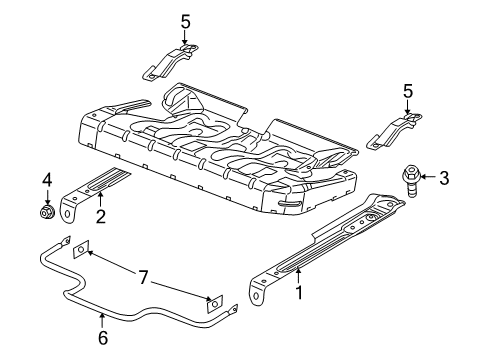 2012 Volkswagen Tiguan Tracks & Components Diagram 2