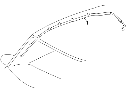 2009 Volkswagen Touareg Air Bag Components Diagram 2