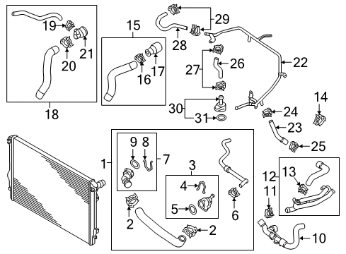 2016 Volkswagen Beetle Hoses, Lines & Pipes Diagram 4