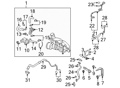 2010 Volkswagen Tiguan Solenoid Diagram for 06F-906-283-F