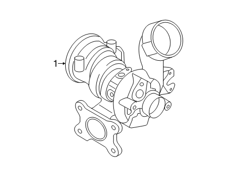 2017 Volkswagen Jetta Exhaust Manifold