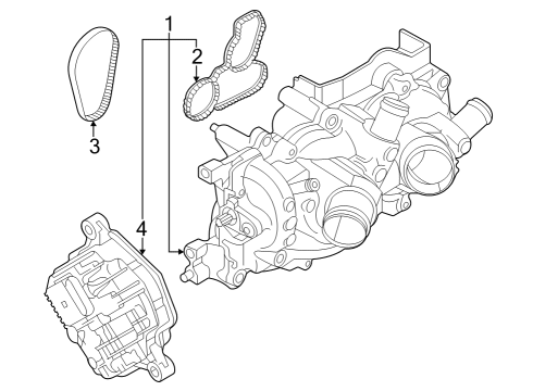 2024 Volkswagen Jetta Water Pump Diagram 1