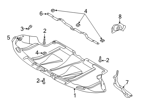 2002 Volkswagen Passat Splash Shields