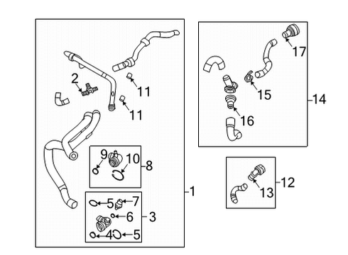 2021 Volkswagen Golf Hoses & Lines