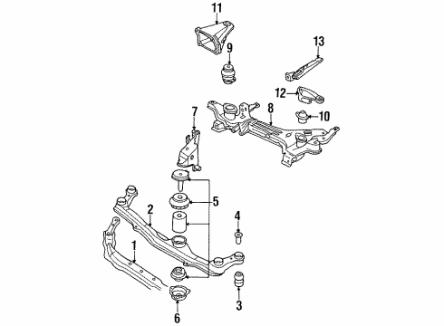 1997 Volkswagen Golf Engine Mounting Diagram 2