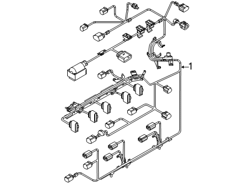 2012 Volkswagen Jetta Wiring Harness