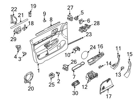 2013 Volkswagen Jetta Lock Diagram for 5K1-837-016-C