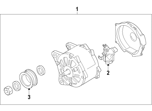2017 Volkswagen Passat Alternator