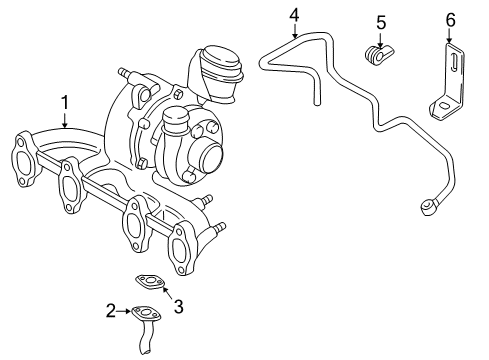1999 Volkswagen Golf Turbocharger