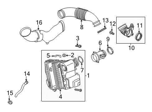 2011 Volkswagen Touareg Air Intake