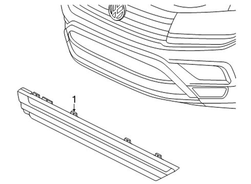 2023 Volkswagen Tiguan Lamp Bar