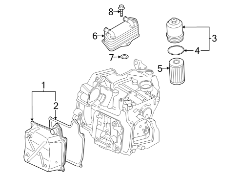2022 Volkswagen Golf R Transaxle Parts