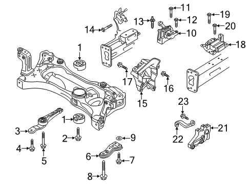 2020 Volkswagen Jetta Engine & Trans Mounting