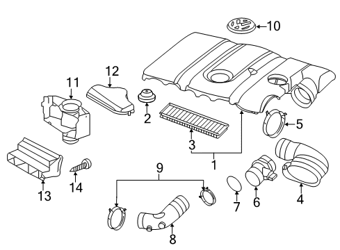 2012 Volkswagen Jetta Filters Diagram 3