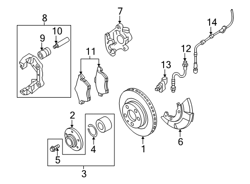 Rotor Diagram for 8N0-615-301-B