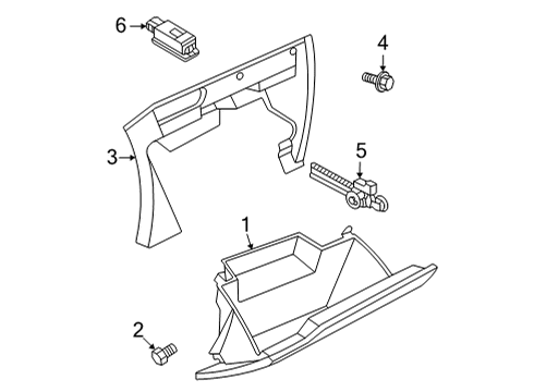 2024 Volkswagen Taos Glove Box