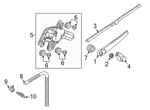 2024 Volkswagen Atlas Wiper & Washer Components