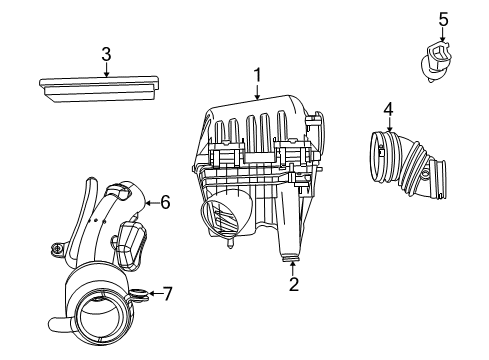 2009 Volkswagen Routan Air Intake