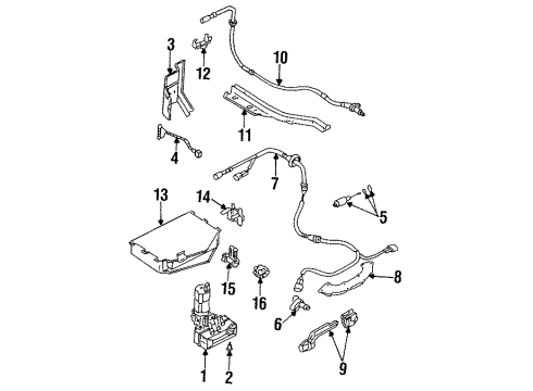 1999 Volkswagen Jetta ABS Components