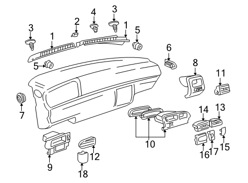 2002 Volkswagen Cabrio Ducts