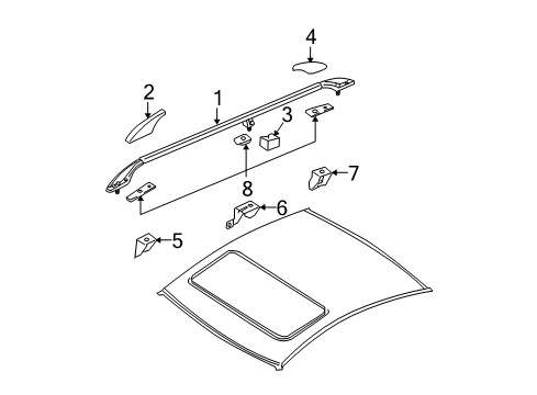 2008 Volkswagen Passat Luggage Carrier