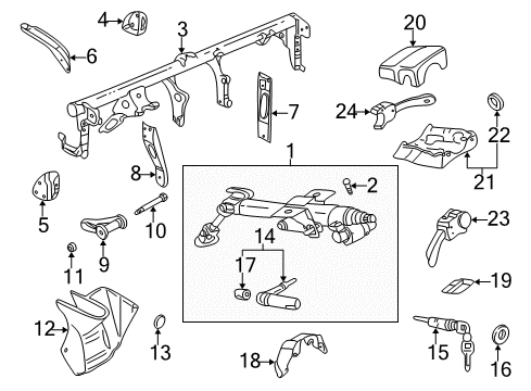2005 Volkswagen Jetta Hazard Switch Diagram for 1K0-953-509-A