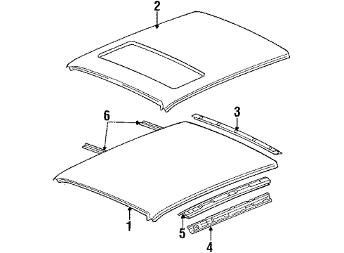 1987 Volkswagen Quantum Roof & Components