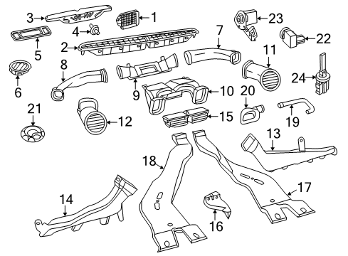 2018 Volkswagen Beetle Ducts