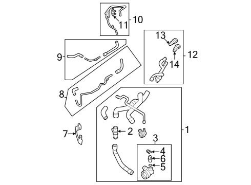 2022 Volkswagen Jetta Hoses, Lines & Pipes
