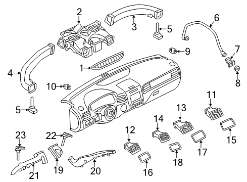 2015 Volkswagen Touareg Automatic Temperature Controls Diagram 5