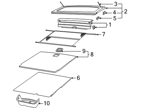 2023 Volkswagen ID.4 Interior Trim - Rear Body