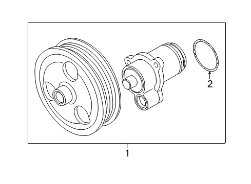 2014 Volkswagen Beetle Water Pump Diagram 3