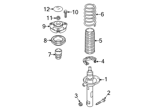 2022 Volkswagen Arteon Struts & Components - Front