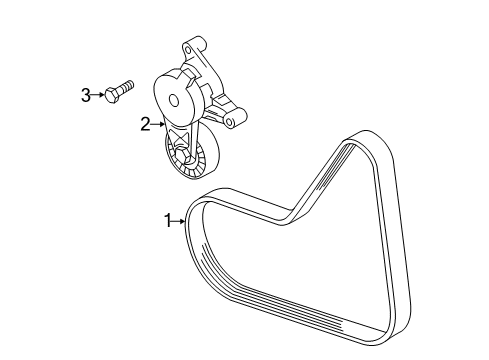 2013 Volkswagen Golf R Belts & Pulleys