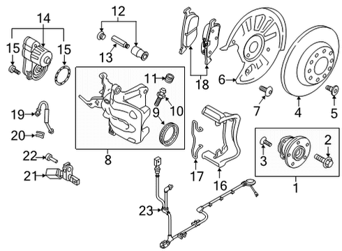 2024 Volkswagen Taos Rear Brakes