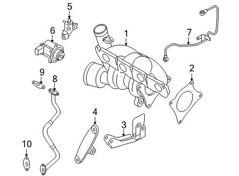 2007 Volkswagen Eos Turbocharger