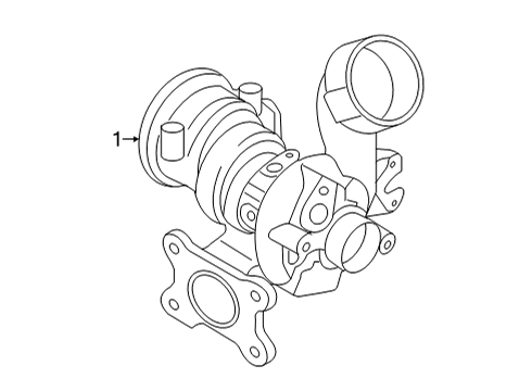 2021 Volkswagen Golf Exhaust Manifold