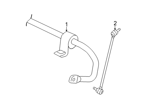 2017 Volkswagen Jetta Stabilizer Bar & Components - Front