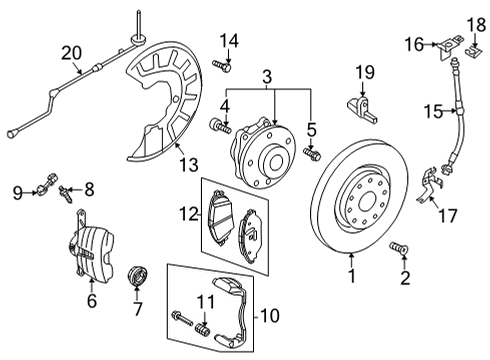 2021 Volkswagen Passat Front Brakes