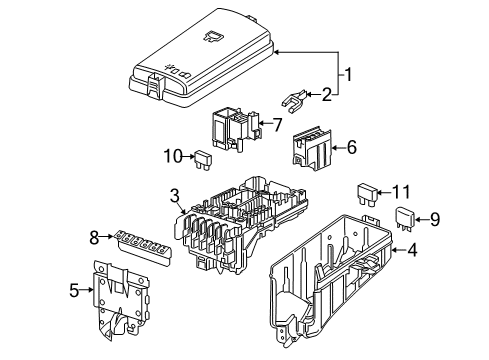 2017 Volkswagen Golf Alltrack Fuse & Relay Diagram 1