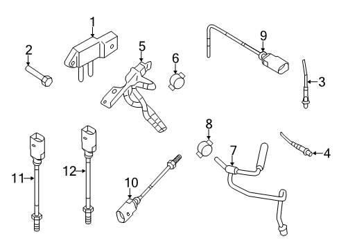 2012 Volkswagen Jetta Emission Components Diagram 8
