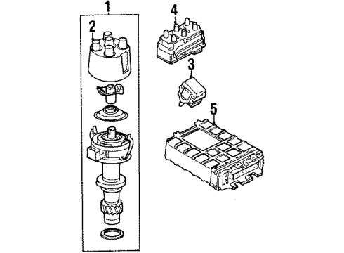 1997 Volkswagen Golf Distributor