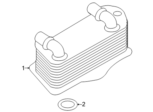 2024 Volkswagen GTI Trans Oil Cooler