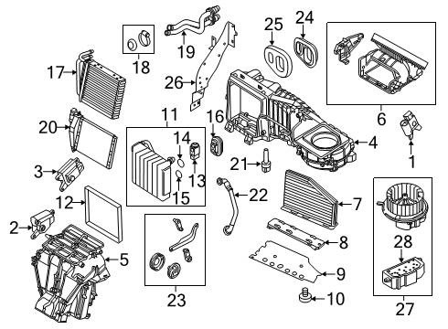 2021 Volkswagen Passat A/C & Heater Control Units Diagram 2