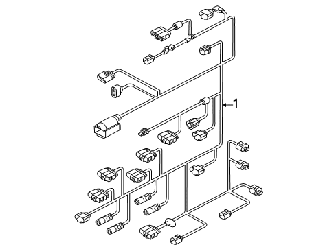 2015 Volkswagen Beetle Wiring Harness